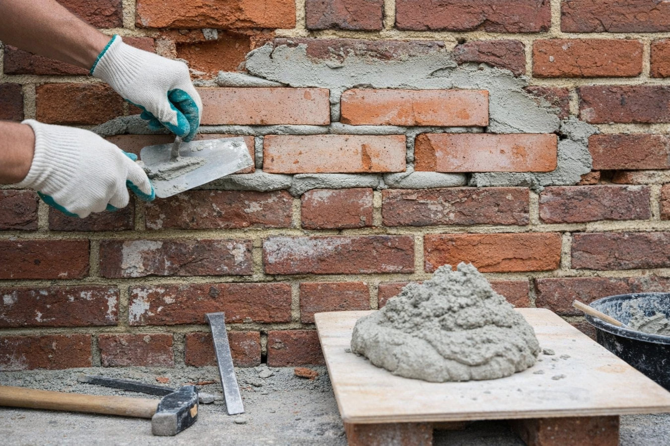 Brick repair in Harlingen, TX