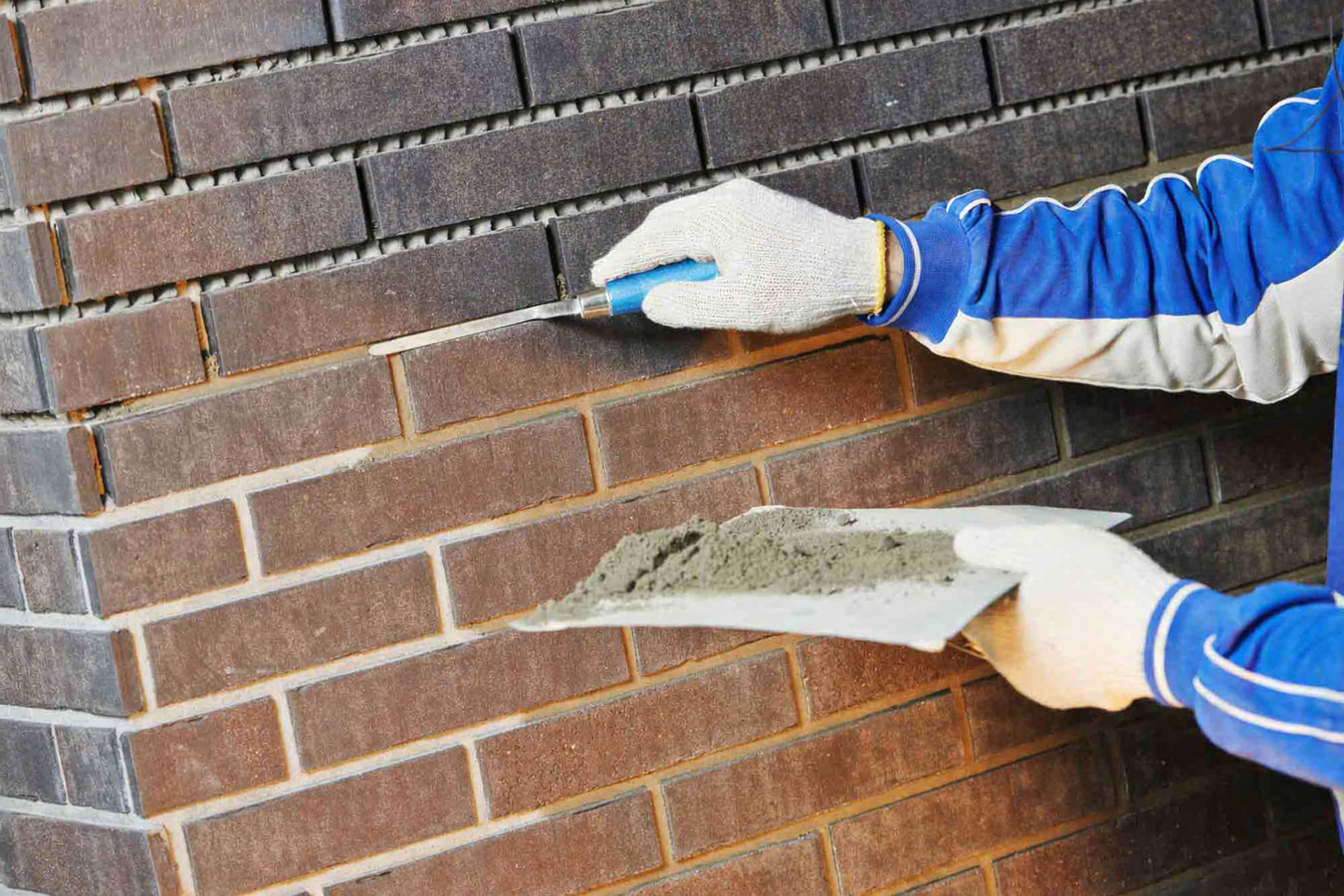 Brick wall installation